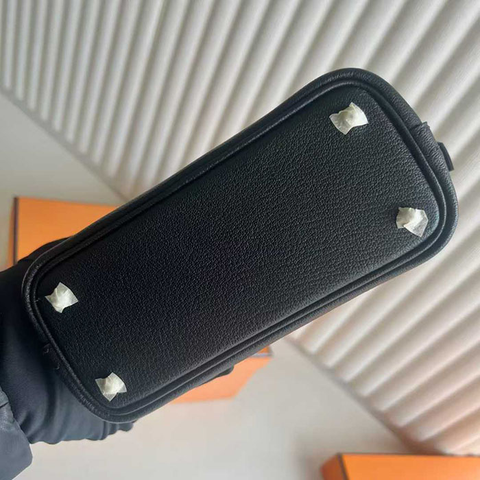 ボリード1923 定価 HERMES ボリード1923 ミニ 黒 ブラック ヴォーエプソン シルバー金具 26210461 エルメス 新作バッグ - 画像 (2)