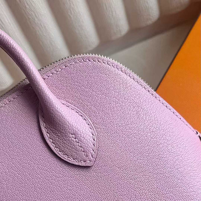 エルメス バッグ レディース HERMES ボリード1923 ミニ モーヴシルベストル シェブルミゾル シルバー金具 26210463 エルメス 新作バッグ - 画像 (9)