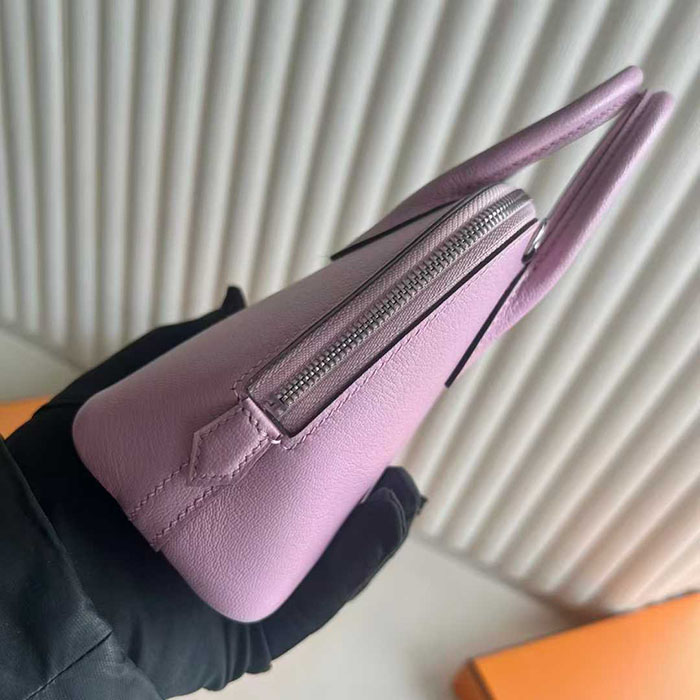 エルメス バッグ レディース HERMES ボリード1923 ミニ モーヴシルベストル シェブルミゾル シルバー金具 26210463 エルメス 新作バッグ - 画像 (8)