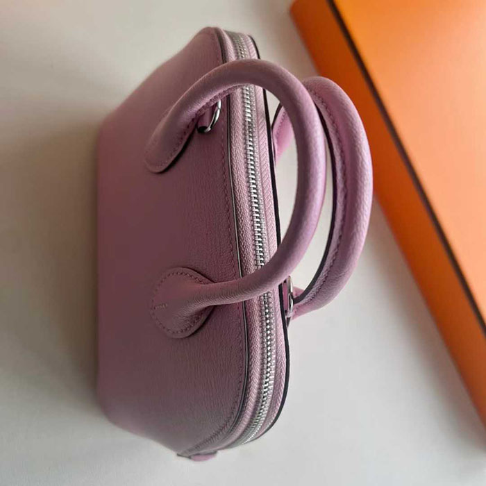 エルメス バッグ レディース HERMES ボリード1923 ミニ モーヴシルベストル シェブルミゾル シルバー金具 26210463 エルメス 新作バッグ - 画像 (7)