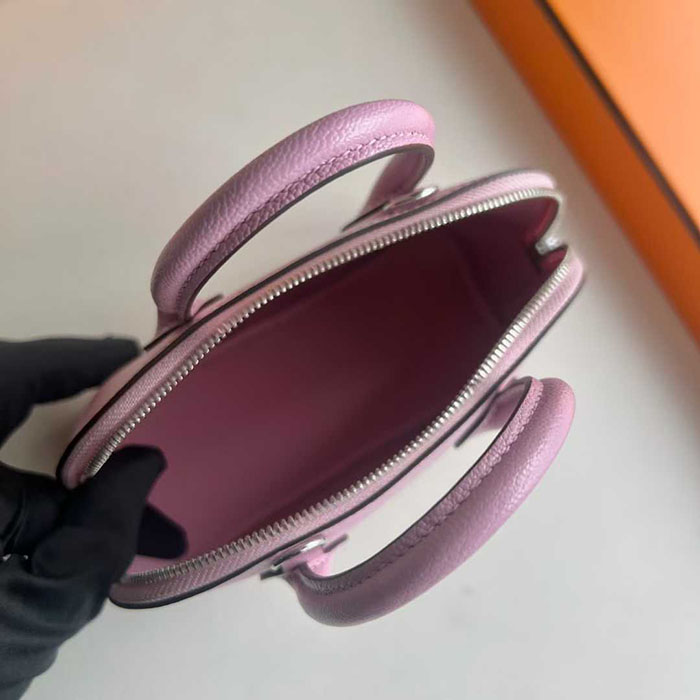 エルメス バッグ レディース HERMES ボリード1923 ミニ モーヴシルベストル シェブルミゾル シルバー金具 26210463 エルメス 新作バッグ - 画像 (6)