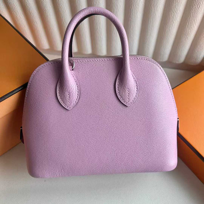 エルメス バッグ レディース HERMES ボリード1923 ミニ モーヴシルベストル シェブルミゾル シルバー金具 26210463 エルメス 新作バッグ - 画像 (3)