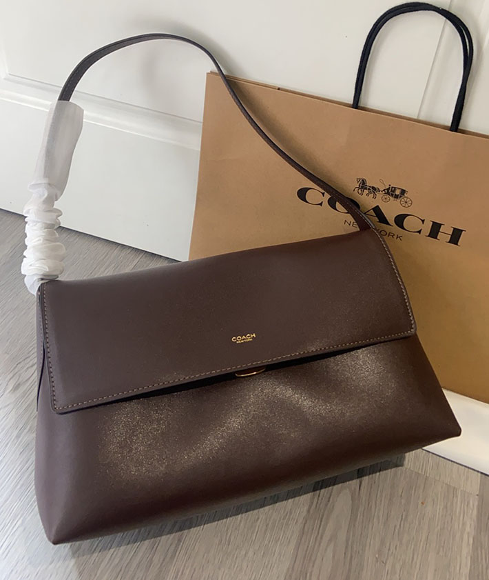 コーチ バッグ アウトレット COACH チェルシー ショルダー バッグ 36 ブラス/メイプル CDS62 B4MPL コーチ バッグ 新作 アウトレット - 画像 (8)