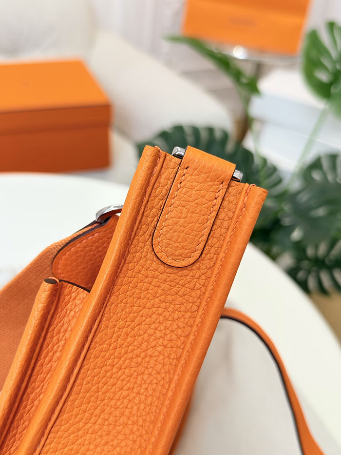 エルメス エブリン 値段 HERMES エヴリン3 23 オレンジ トリヨンクレマンス シルバー金具 26210474 エルメス 新作バッグ - 画像 (2)