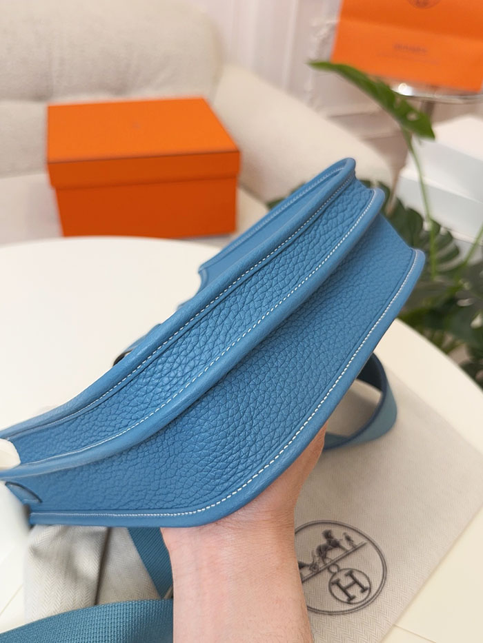 エルメス バッグ ショルダー HERMES エヴリン3 23 ブルージーン トリヨンクレマンス シルバー金具 26210475 エルメス 新作バッグ - 画像 (8)