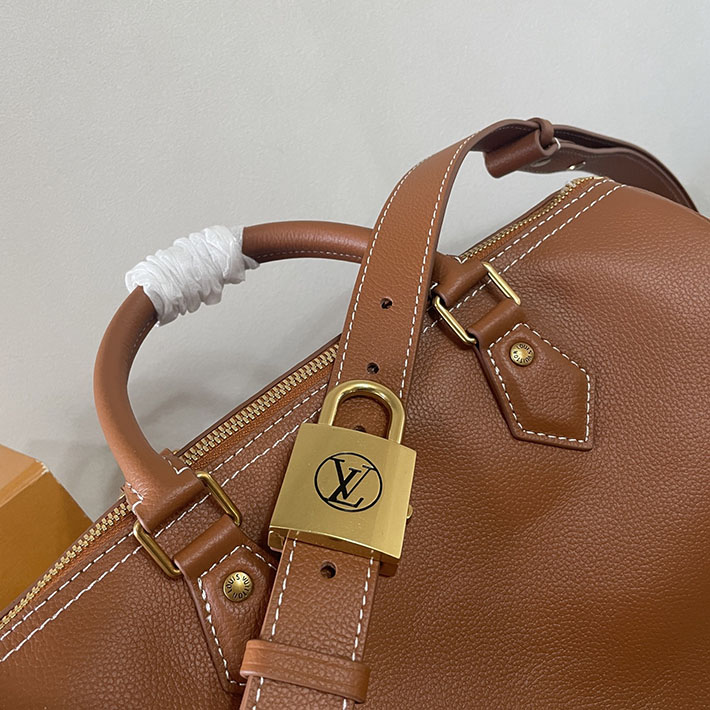 ルイヴィトン販売店舗 旅行バッグ Louis Vuitton スピーディ・ソフト 30 コニャック M24892 ルイヴィトン ボストンバッグ 人気 - 画像 (4)