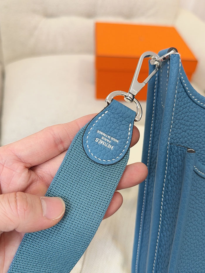 エルメス バッグ ショルダー HERMES エヴリン3 23 ブルージーン トリヨンクレマンス シルバー金具 26210475 エルメス 新作バッグ - 画像 (3)