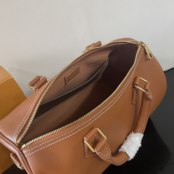 ルイヴィトン販売店舗 旅行バッグ Louis Vuitton スピーディ・ソフト 30 コニャック M24892 ルイヴィトン ボストンバッグ 人気 - 画像 (3)