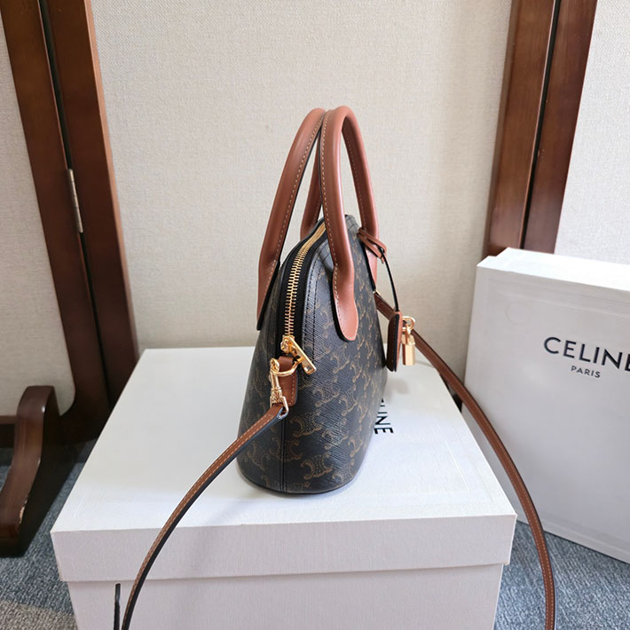 最高級セリーヌスーパーコピー CELINE ハンドバッグ Teen Honorine ティーン オノリン ブラウン 120682DNK.04LU セリーヌ バッグ 人気ランキング - 画像 (8)