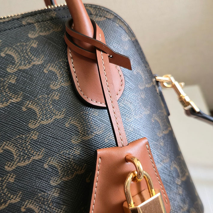 最高級セリーヌスーパーコピー CELINE ハンドバッグ Teen Honorine ティーン オノリン ブラウン 120682DNK.04LU セリーヌ バッグ 人気ランキング - 画像 (4)