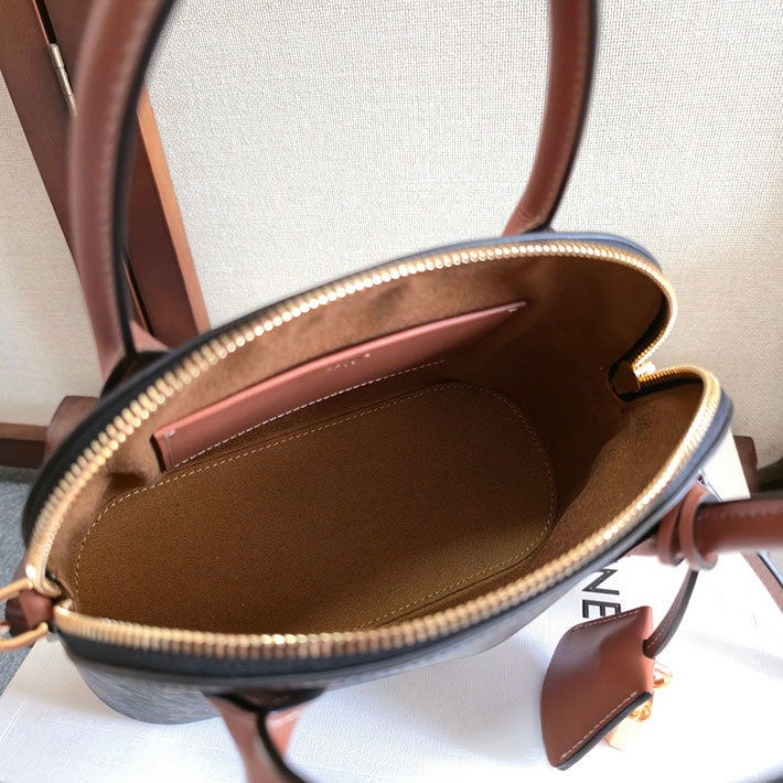 最高級セリーヌスーパーコピー CELINE ハンドバッグ Teen Honorine ティーン オノリン ブラウン 120682DNK.04LU セリーヌ バッグ 人気ランキング - 画像 (2)