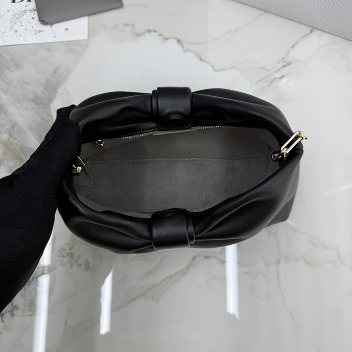 最高級ディオールスーパーコピー Dior Bow バッグ スモール ラムスキン ブラック M0715OUQO_M900 ディオール バッグ レディース - 画像 (3)