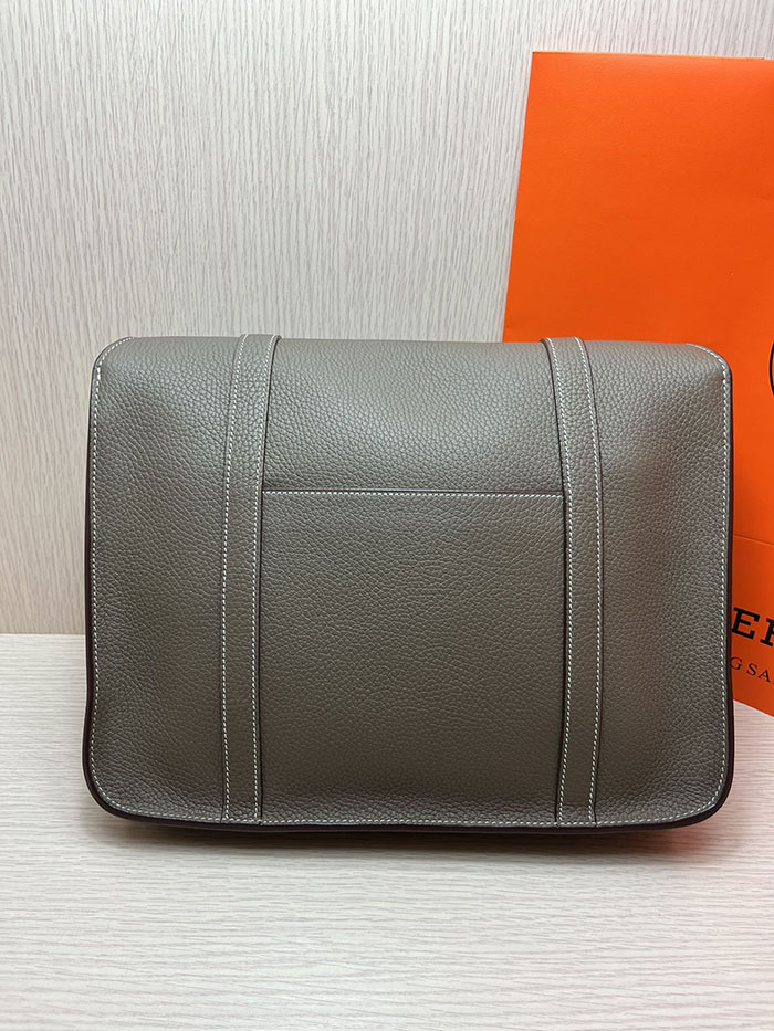 メンズバッグ 人気 HERMES スティーブ・ブザス 35 エトゥープ トリヨンクレマンス シルバー金具 26210496 エルメス メンズバッグ 安い - 画像 (8)