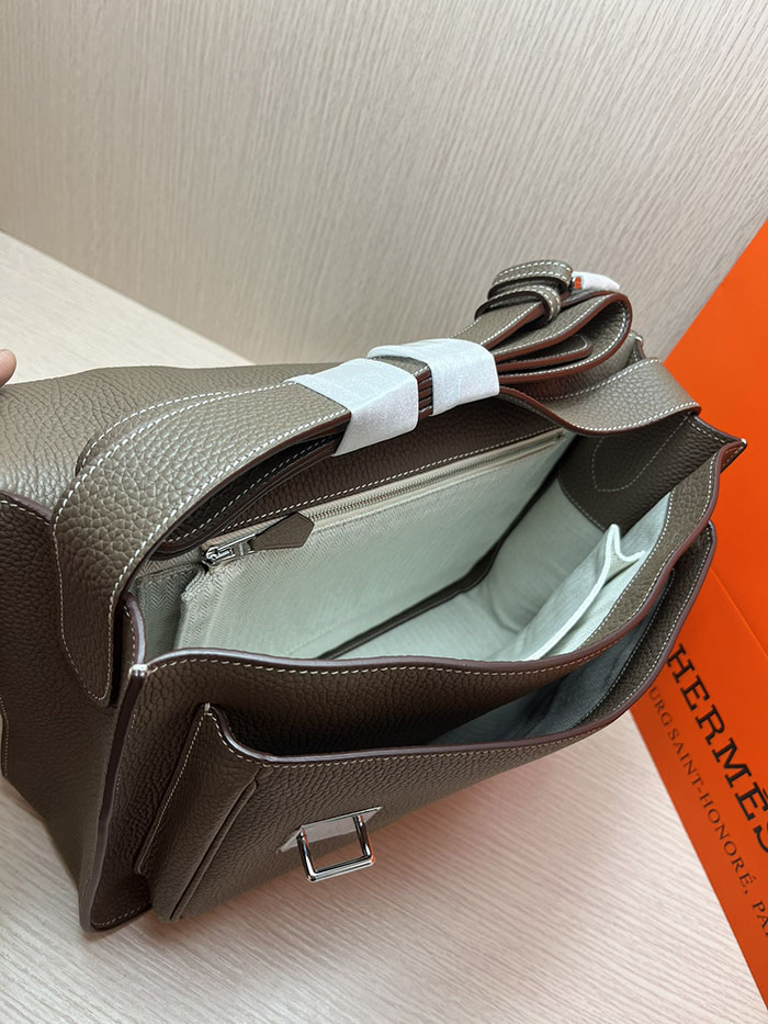 メンズバッグ 人気 HERMES スティーブ・ブザス 35 エトゥープ トリヨンクレマンス シルバー金具 26210496 エルメス メンズバッグ 安い - 画像 (5)