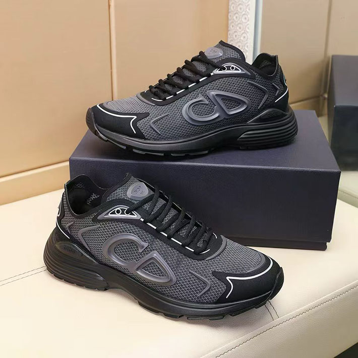 メンズ 最高級ディオールスーパーコピー DIOR B30 カウントダウン テック スニーカー 2629533 ディオール スニーカー 黒 - 画像 (4)