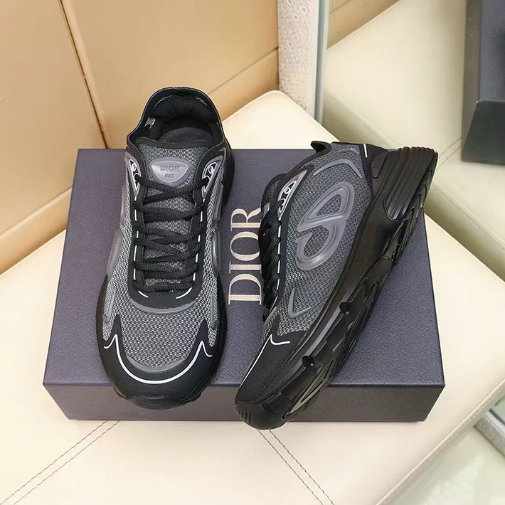 メンズ 最高級ディオールスーパーコピー DIOR B30 カウントダウン テック スニーカー 2629533 ディオール スニーカー 黒 - 画像 (2)