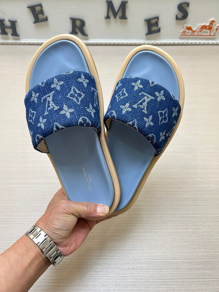 ルイヴィトン 靴 デニム