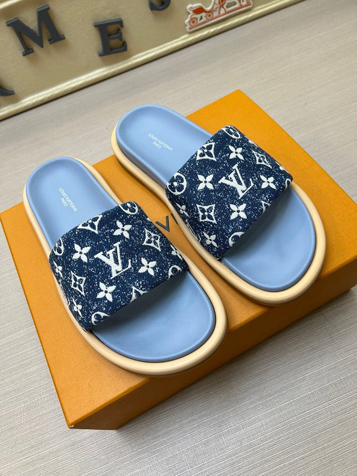 メンズ・レディース兼用 ルイヴィトン LV マイアミ ミュール サンダル ウォーターフロント ライン 2629644 ヴィトン サンダル レディース - 画像 (9)