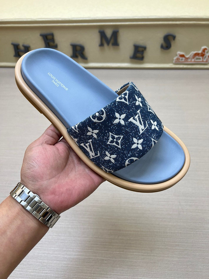 メンズ・レディース兼用 ルイヴィトン LV マイアミ ミュール サンダル ウォーターフロント ライン 2629644 ヴィトン サンダル レディース - 画像 (3)