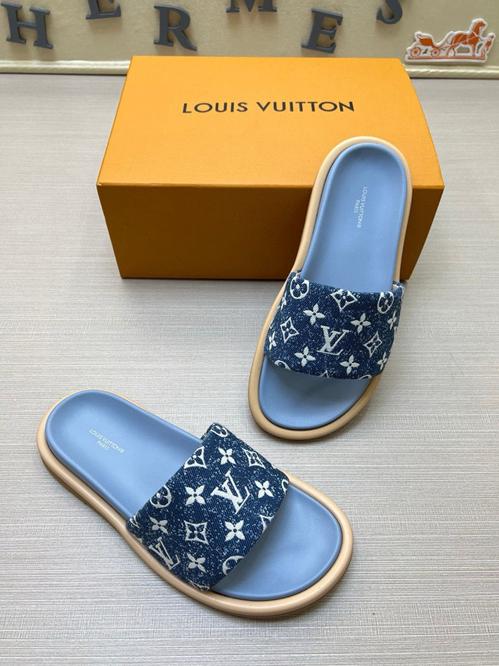 メンズ・レディース兼用 ルイヴィトン LV マイアミ ミュール サンダル ウォーターフロント ライン 2629644 ヴィトン サンダル レディース - 画像 (2)