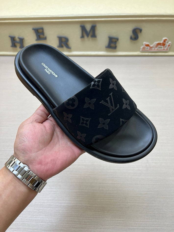 メンズ・レディース兼用 ルイヴィトン LV マイアミ ミュール サンダル ウォーターフロント ライン 2629649 夏 サンダル ブランド メンズ - 画像 (3)
