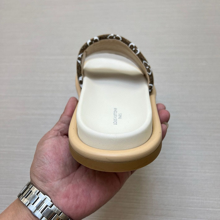 メンズ・レディース兼用 ルイヴィトン LV マイアミ ミュール サンダル ウォーターフロント ライン 2629654 サンダル レディース 歩きやすい ブランド - 画像 (6)