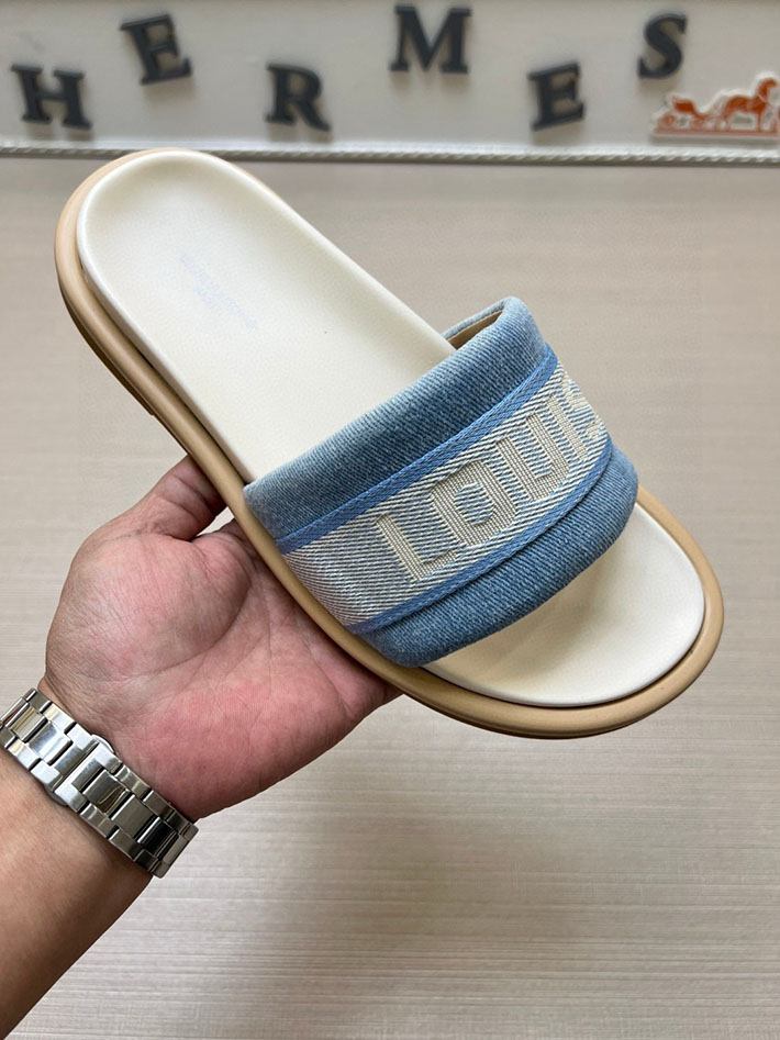 メンズ・レディース兼用 ルイヴィトン LV マイアミ ミュール サンダル ウォーターフロント ライン 2629667 サンダル おしゃれ 厚底 - 画像 (2)