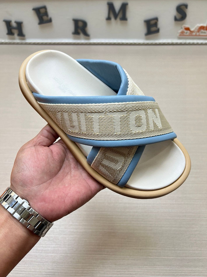 メンズ・レディース兼用 ルイヴィトン LV ブリス・ライン ミュール シューズ 靴 スライドサンダル 2629672 ヴィトン サンダル レディース - 画像 (2)