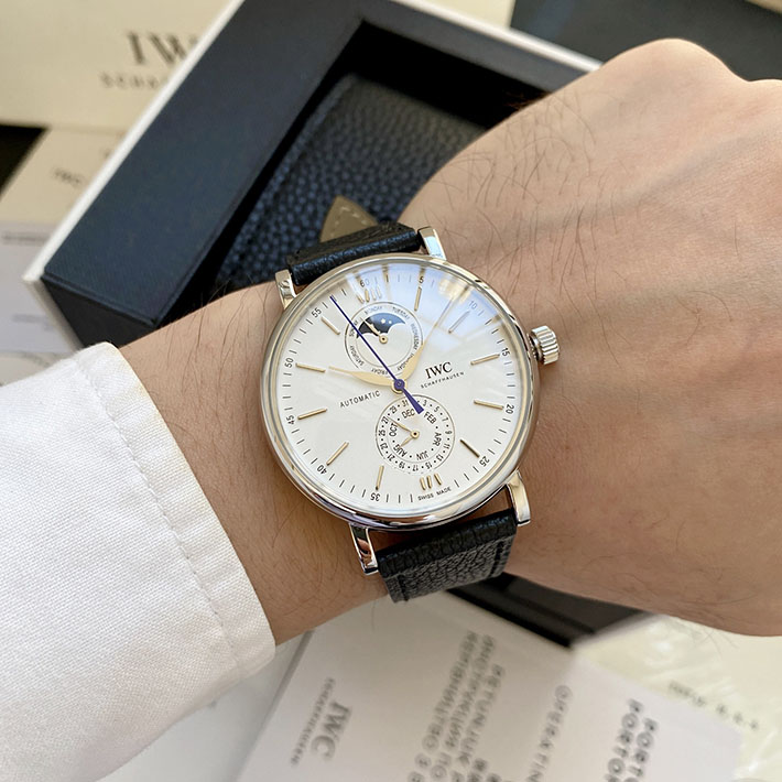 最高級IWCスーパーコピー IWC時計コピー ポートフィノ ハンドワインド ムーンフェイズ 41mm 2629711 高級時計ブランド格付け - 画像 (8)