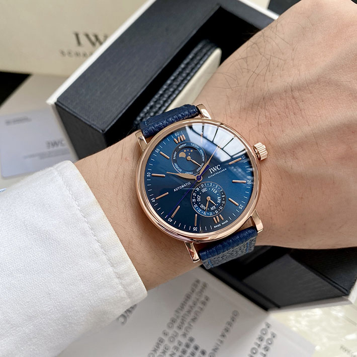 最高級IWCスーパーコピー IWC時計コピー ポートフィノ ハンドワインド ムーンフェイズ 41mm 2629715 メンズ 時計 ハイブランド - 画像 (4)