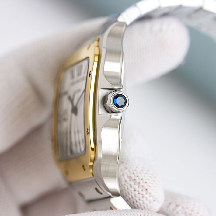 最高級カルティエスーパーコピー Cartier サントス ドゥ カルティエ LM ブラック メンズ 腕時計 WSSA0039 カルティエ 時計 新作 - 画像 (4)