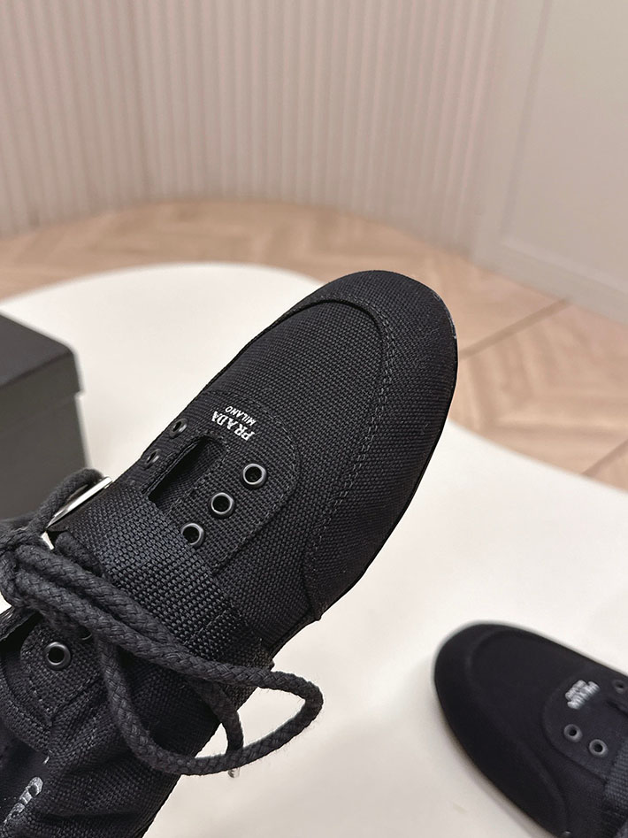 最高級プラダスーパーコピー PRADA 1E460O Collapse canvas sneakers with buckled strap 2629765 プラダ バレリーナ フラット シューズ - 画像 (9)
