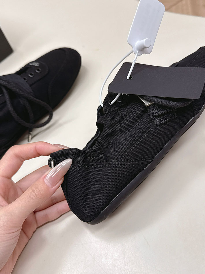 最高級プラダスーパーコピー PRADA 1E460O Collapse canvas sneakers with buckled strap 2629765 プラダ バレリーナ フラット シューズ - 画像 (2)