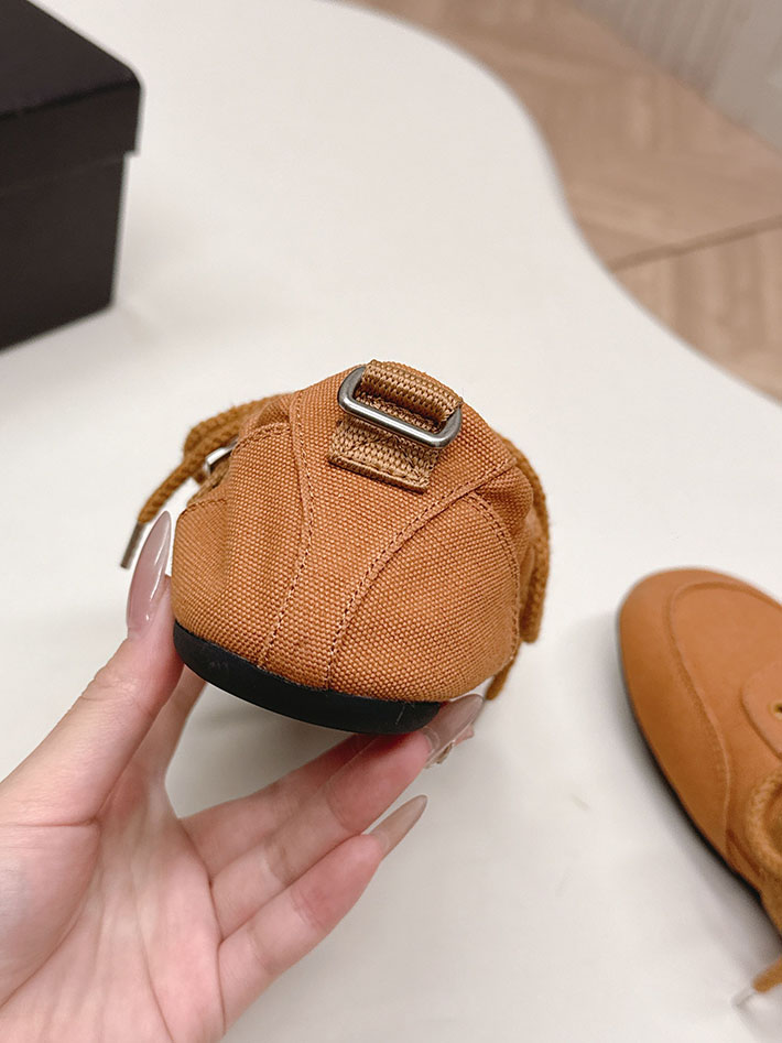 最高級プラダスーパーコピー PRADA Collapse canvas sneakers with buckled strap 2629767 プラダ バレエシューズ - 画像 (6)
