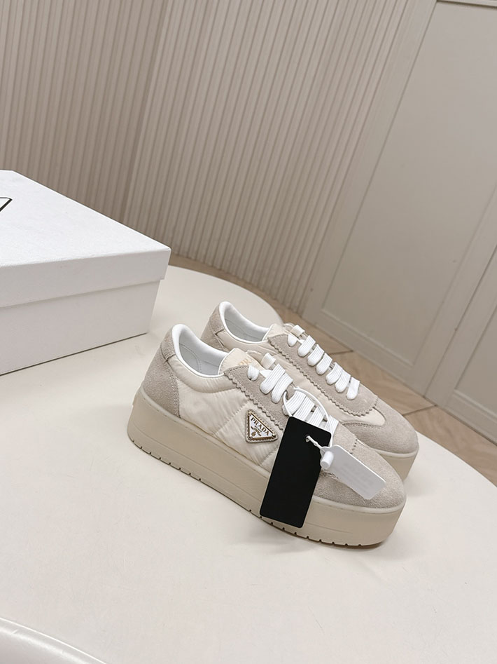 最高級プラダスーパーコピー PRADA ダウンタウン ボールド ナッパレザーxスエード スニーカー 2629779 プラダ スニーカー レディース アウトレット - 画像 (9)