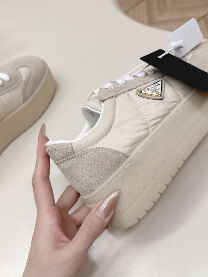 最高級プラダスーパーコピー PRADA ダウンタウン ボールド ナッパレザーxスエード スニーカー 2629779 プラダ スニーカー レディース アウトレット - 画像 (8)