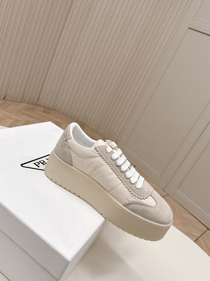 最高級プラダスーパーコピー PRADA ダウンタウン ボールド ナッパレザーxスエード スニーカー 2629779 プラダ スニーカー レディース アウトレット - 画像 (6)