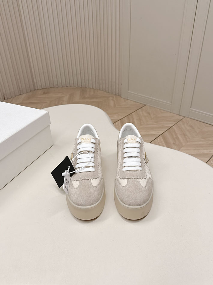 最高級プラダスーパーコピー PRADA ダウンタウン ボールド ナッパレザーxスエード スニーカー 2629779 プラダ スニーカー レディース アウトレット - 画像 (2)