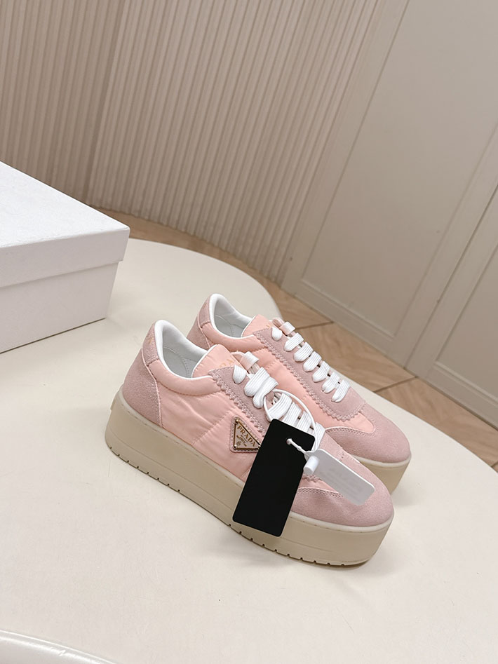 最高級プラダスーパーコピー PRADA ダウンタウン ボールド ナッパレザーxスエード スニーカー 2629780 プラダ スニーカー レディース 人気 - 画像 (2)