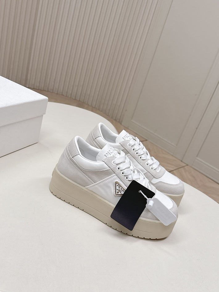 最高級プラダスーパーコピー PRADA ダウンタウン ボールド ナッパレザーxスエード スニーカー 2629781 プラダ スニーカー レディース 公式 - 画像 (9)