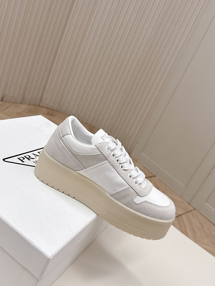 最高級プラダスーパーコピー PRADA ダウンタウン ボールド ナッパレザーxスエード スニーカー 2629781 プラダ スニーカー レディース 公式 - 画像 (5)