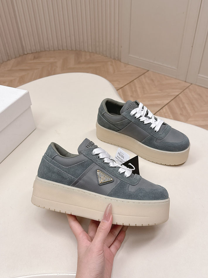 最高級プラダスーパーコピー PRADA ダウンタウン ボールド ナッパレザーxスエード スニーカー 2629783 プラダ スニーカー レディース 新作 - 画像 (7)