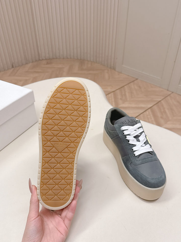 最高級プラダスーパーコピー PRADA ダウンタウン ボールド ナッパレザーxスエード スニーカー 2629783 プラダ スニーカー レディース 新作 - 画像 (6)