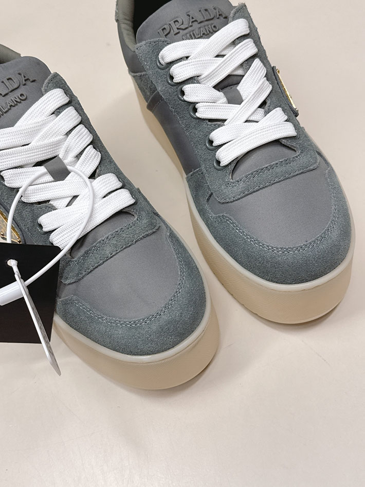 最高級プラダスーパーコピー PRADA ダウンタウン ボールド ナッパレザーxスエード スニーカー 2629783 プラダ スニーカー レディース 新作 - 画像 (3)
