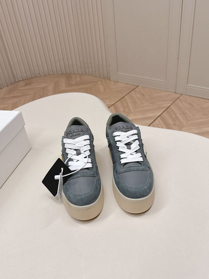最高級プラダスーパーコピー PRADA ダウンタウン ボールド ナッパレザーxスエード スニーカー 2629783 プラダ スニーカー レディース 新作 - 画像 (2)