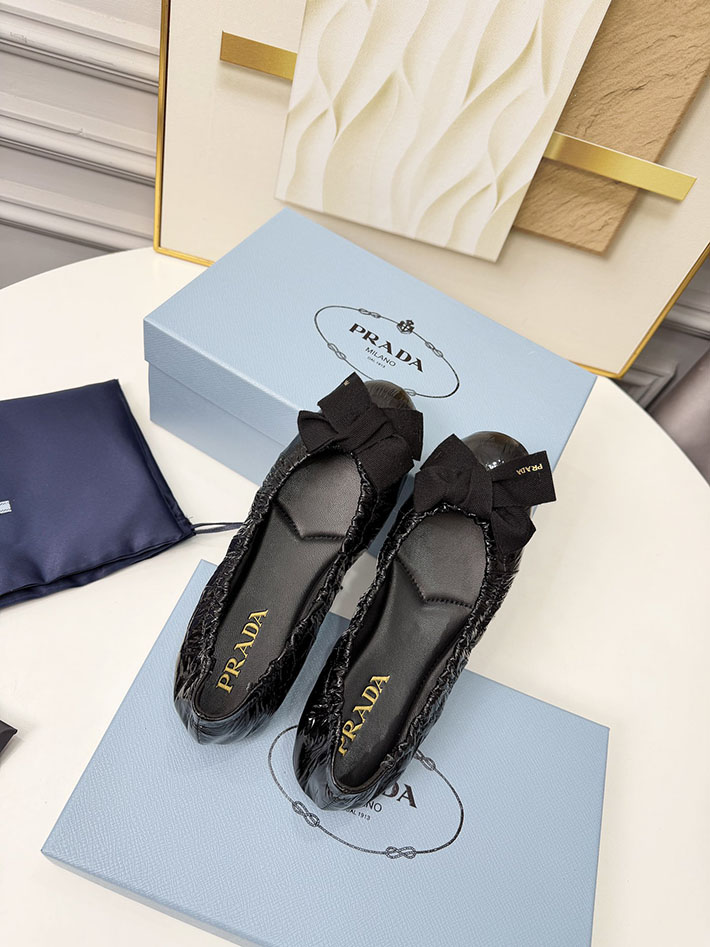 レディース 最高級プラダスーパーコピー PRADA パテントレザー バレーシューズ パンプス 2629787 プラダ 靴 レディース アウトレット - 画像 (5)