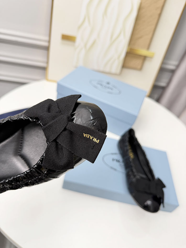 レディース 最高級プラダスーパーコピー PRADA パテントレザー バレーシューズ パンプス 2629787 プラダ 靴 レディース アウトレット - 画像 (3)