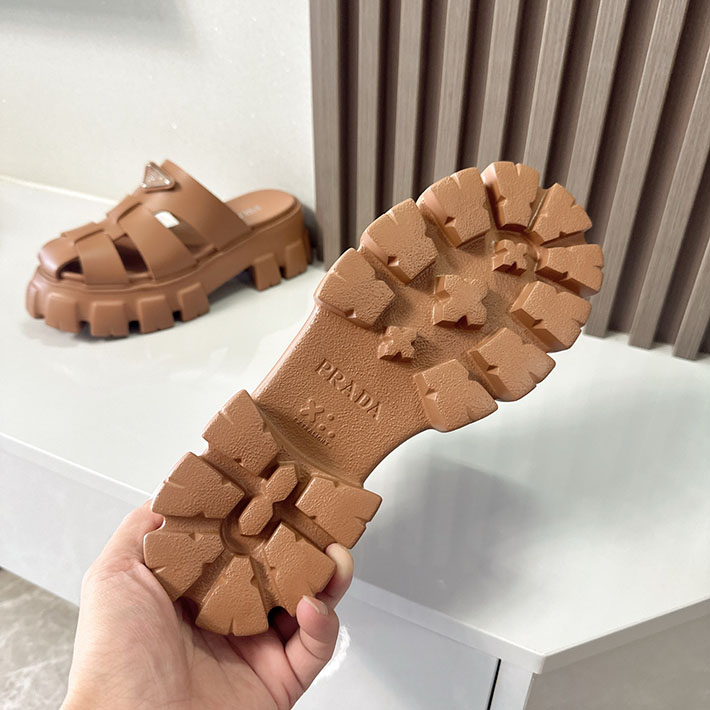 レディース 最高級プラダスーパーコピー PRADA モノリス ラバー サンダル 1X853M EVA ビーチサンダル 2629788 レディース プラダ サンダル - 画像 (5)