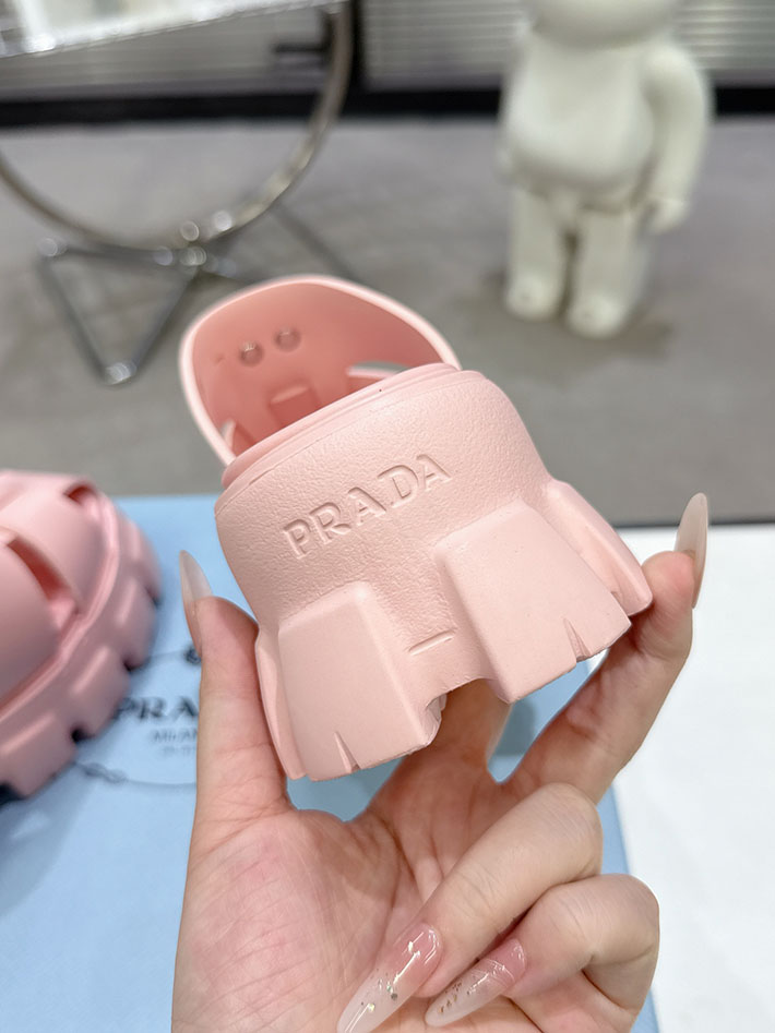 レディース 最高級プラダスーパーコピー PRADA モノリス ラバー サンダル 1X853M EVA ビーチサンダル 2629789 プラダ サンダル 厚底 - 画像 (2)