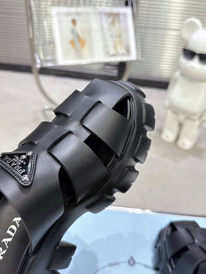 レディース 最高級プラダスーパーコピー PRADA モノリス ラバー サンダル 1X853M EVA ビーチサンダル 2629791 プラダ サンダル 新作 - 画像 (8)
